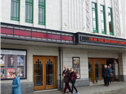 The Art Deco Exterior of Stockport's Plaza.